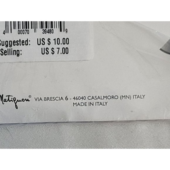 Vintage Philipe Matignon Fashion Pantyhose Fishnet Patterned Tights Blue New - Picture 8 of 8